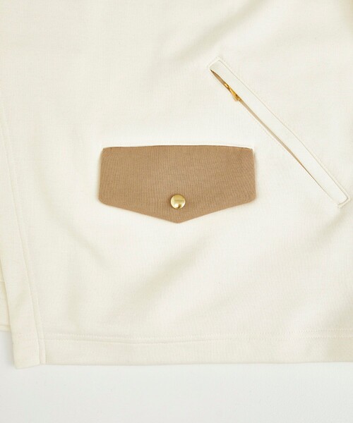 CULLNI（クルニ）の「STUDIOUS別注 LAYERED PARKA（パーカー・メンズ・ベージュ/キナリ/グリーン・1/2）」の17枚目の写真