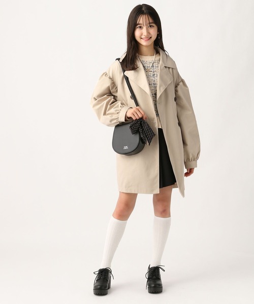 repipi armario（レピピ アルマリオ）の「ベルト付きプリーツスカート（スカート・キッズ・イエロー系その他/ブラック系その他/ブルー系その他/ブラック/ピンク/ベージュ/ホワイト系その他/グレー系その他・LARGE/SMALL/MEDIUM）」の11枚目の写真