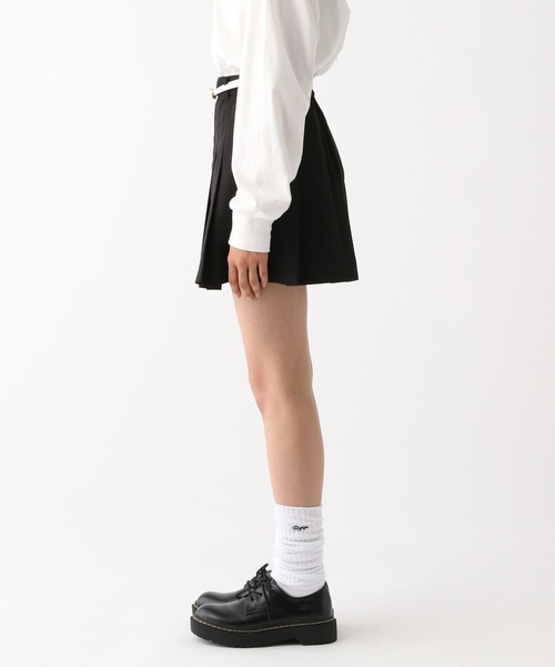 repipi armario（レピピ アルマリオ）の「ベルト付きプリーツスカート（スカート・キッズ・イエロー系その他/ブラック系その他/ブルー系その他/ブラック/ピンク/ベージュ/ホワイト系その他/グレー系その他・LARGE/SMALL/MEDIUM）」の22枚目の写真