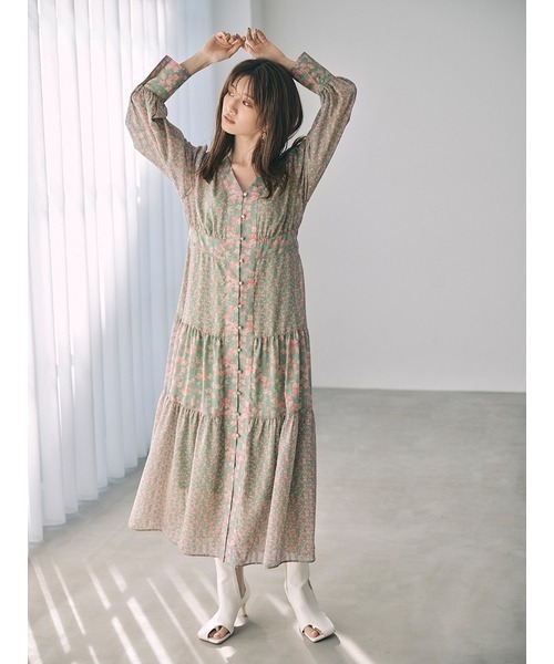 LILY BROWN（リリーブラウン）の「パッチワークフラワー