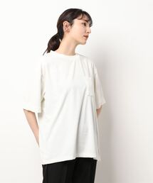 【Bl】半袖ポケットTシャツ パイル素材