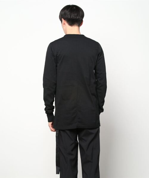 DRKSHDW(ダークシャドウ)の「RICK OWENS DRKSHDW(リックオウエンス・ダークシャドウ) LEVEL LS T(Tシャツ/カットソー・メンズ・ブラック・S/XS)」の3枚目の写真
