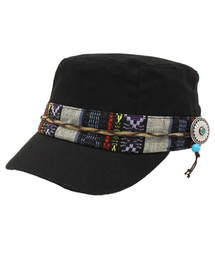 チチカカ | コンチョ付きエスニテープワークキャップ　　(キャップ)