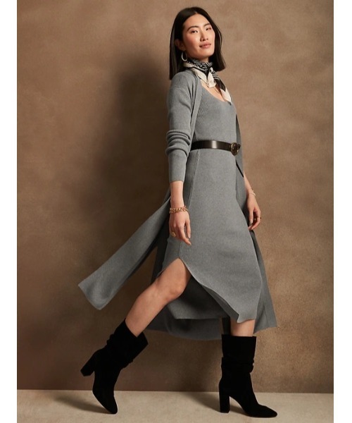 Banana Republic - BANANA REPUBLIC ウール素材混 ロング カーディガン セール】BANANA REPUBLIC FACTORY STORE ロングカーディガン