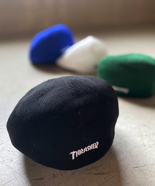 THRASHER(スラッシャー)の「【THRASHER / スラッシャー】ロゴデザイン ハンチング(ハンチング/ベレー帽・メンズ・ホワイト/ブラック/ブルー/グリーン・ONESIZE)」の2枚目の写真
