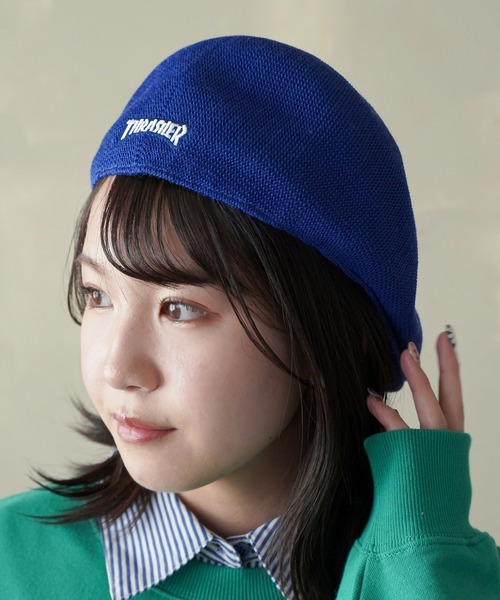 THRASHER(スラッシャー)の「【THRASHER / スラッシャー】ロゴデザイン ハンチング(ハンチング/ベレー帽・メンズ・ホワイト/ブラック/ブルー/グリーン・ONESIZE)」の12枚目の写真