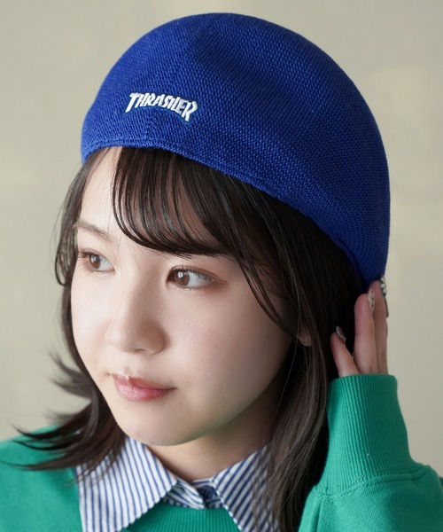 THRASHER(スラッシャー)の「【THRASHER / スラッシャー】ロゴデザイン ハンチング(ハンチング/ベレー帽・メンズ・ホワイト/ブラック/ブルー/グリーン・ONESIZE)」の5枚目の写真