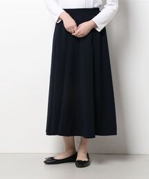NICOLE white | カットカルゼ フレアスカート ロング丈(スカート)