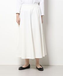 NICOLE white | カットカルゼ フレアスカート ロング丈(スカート)