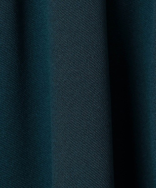 NICOLE white（ニコルホワイト）の「カットカルゼ フレアスカート ロング丈（スカート・レディース・グリーン/オフホワイト/ネイビー・FREE）」の13枚目の写真