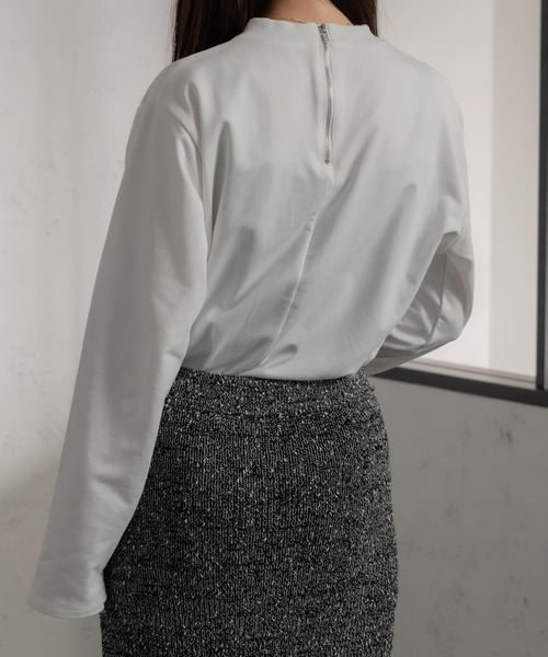 Ezick(エジック)の「プリントTOPS(Tシャツ/カットソー・レディース・ブラック/ホワイト・FREE)」の10枚目の写真