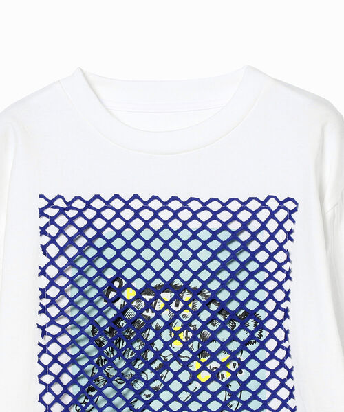 mmts＜UNISEX＞mmts/bewareofCAT ロングスリーブＴシャツ mmts（マミタス）の「＜UNISEX＞mmts /bewareofCAT ロング