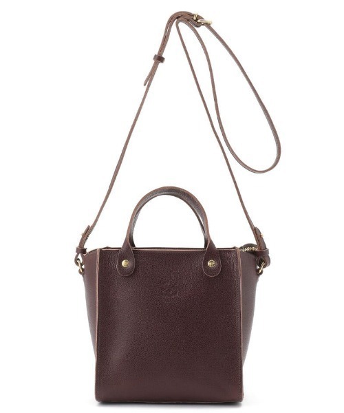 IL BISONTE(イルビゾンテ)の「IL BISONTE / ORIGINAL LEATHER / ハンドバッグ(ハンドバッグ・レディース・ブラック/ナチュラル/ライトブラウン/ダークブラウン/グレー/オリーブ/グリーン/ネイビー・FREE)」の4枚目の写真