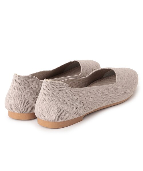 SHOO・LA・RUE（シューラルー）の「◆洗えて履きやすい！ニットスクエアパンプス（その他シューズ・レディース・ブラック/ライトグリーン/サンドベージュ/ベビーピンク・35/45/25）」の8枚目の写真