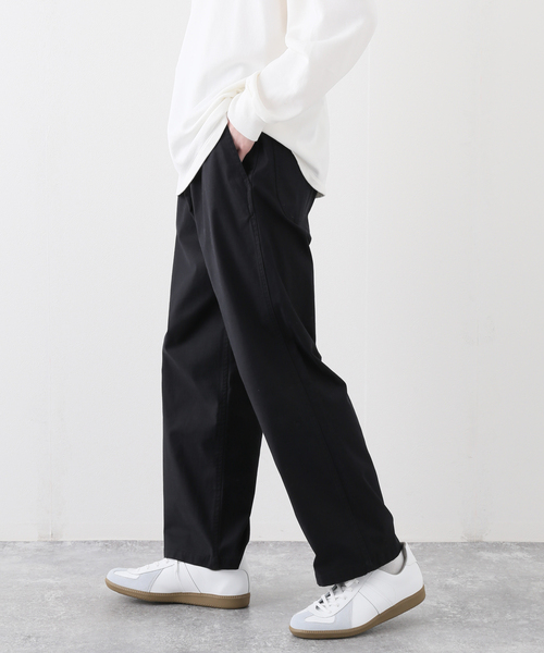 B.C STOCK(ベーセーストック)の「W/RIB UTILITY パンツ(その他パンツ・メンズ・ブラック/ベージュ/カーキ・SMALL/MEDIUM/LARGE)」の1枚目の写真
