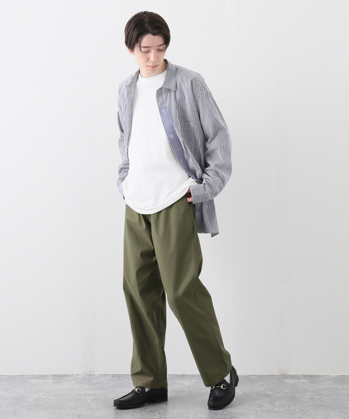 B.C STOCK(ベーセーストック)の「W/RIB UTILITY パンツ(その他パンツ・メンズ・ブラック/ベージュ/カーキ・SMALL/MEDIUM/LARGE)」の4枚目の写真