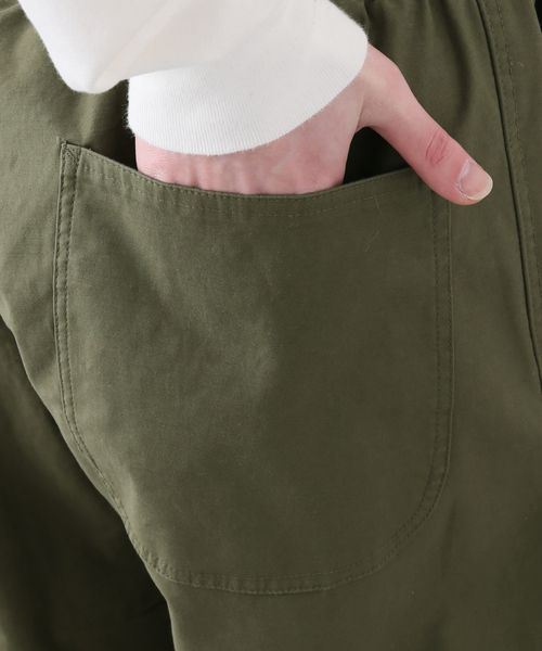 B.C STOCK(ベーセーストック)の「W/RIB UTILITY パンツ(その他パンツ・メンズ・ブラック/ベージュ/カーキ・SMALL/MEDIUM/LARGE)」の10枚目の写真