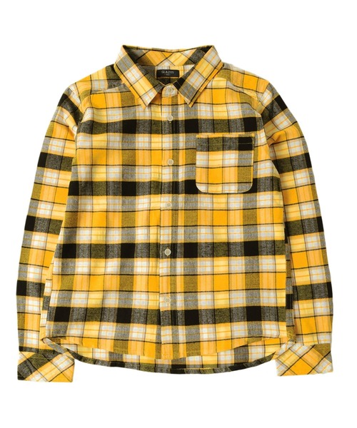 GLAZOS（グラソス）の「チェック長袖シャツ（シャツ/ブラウス・キッズ・レッド/イエロー/グリーン/ブルー・130cm/140cm/150cm/160cm/170cm）」の17枚目の写真