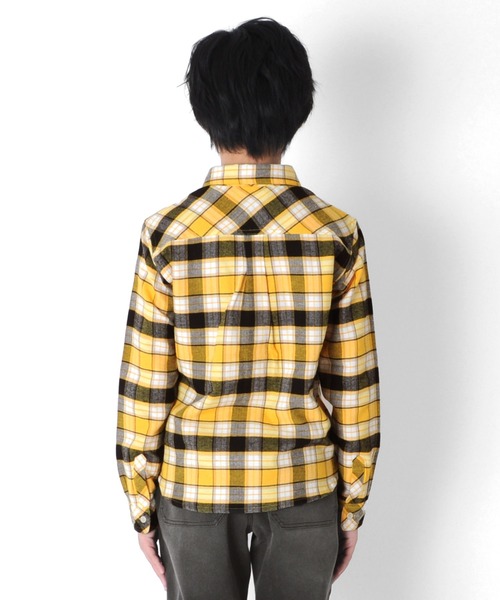 GLAZOS（グラソス）の「チェック長袖シャツ（シャツ/ブラウス・キッズ・レッド/イエロー/グリーン/ブルー・130cm/140cm/150cm/160cm/170cm）」の13枚目の写真