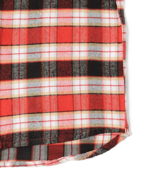 GLAZOS（グラソス）の「チェック長袖シャツ（シャツ/ブラウス・キッズ・レッド/イエロー/グリーン/ブルー・130cm/140cm/150cm/160cm/170cm）」の16枚目の写真