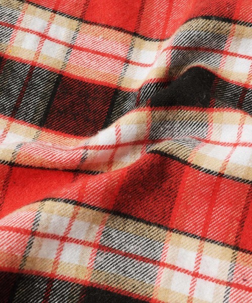 GLAZOS（グラソス）の「チェック長袖シャツ（シャツ/ブラウス・キッズ・レッド/イエロー/グリーン/ブルー・130cm/140cm/150cm/160cm/170cm）」の14枚目の写真