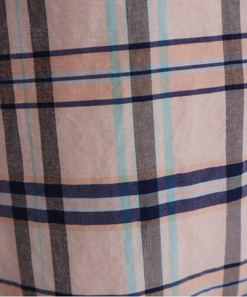 yuni(ユニ )の「コットンキュプラ check cropped wide pants(その他パンツ・レディース・ブラウン/ピンク・FREE)」の21枚目の写真