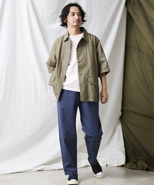 【新品】Journal Standard relume Army twill ARMY TWILL / アーミーツイル】別注 ストライプスラブシャツ（シャツ