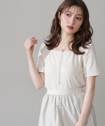 N.(N. Natural Beauty Basic) | ◆スクエアネックコンパクトTシャツ(Tシャツ/カットソー)