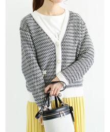 Te chichi | 配色Vネックカーディガン(カーディガン/ボレロ)