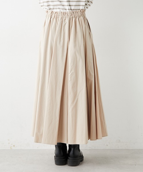 PUAL CE CIN(ピュアルセシン)の「コットンレーヨンスカート(スカート・レディース・ブラック/ベージュ/ナチュラル・FREE)」の17枚目の写真