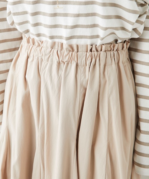 PUAL CE CIN(ピュアルセシン)の「コットンレーヨンスカート(スカート・レディース・ブラック/ベージュ/ナチュラル・FREE)」の11枚目の写真