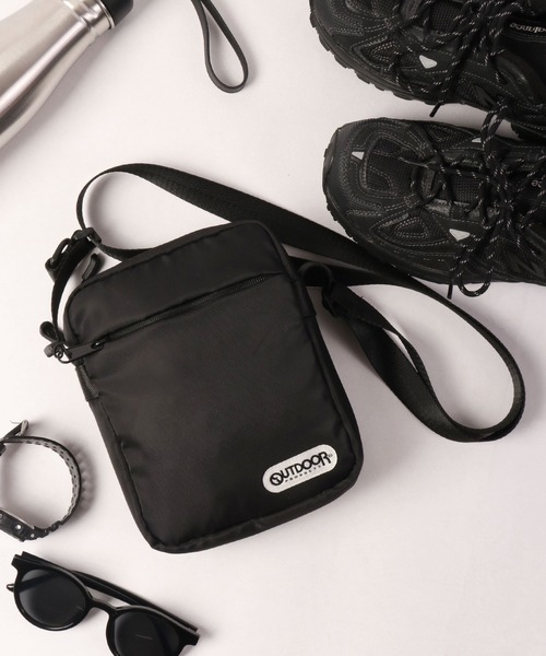 OUTDOOR PRODUCTS（アウトドアプロダクツ）の「OUTDOOR アウトドア スクエアミニショルダーバッグ（ショルダーバッグ・メンズ・ブラック/ネイビー/カーキ・FREE）」の14枚目の写真