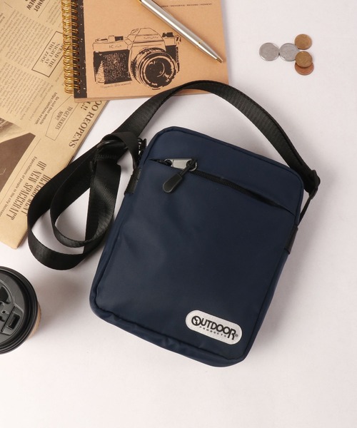 OUTDOOR PRODUCTS（アウトドアプロダクツ）の「OUTDOOR アウトドア スクエアミニショルダーバッグ（ショルダーバッグ・メンズ・ブラック/ネイビー/カーキ・FREE）」の20枚目の写真