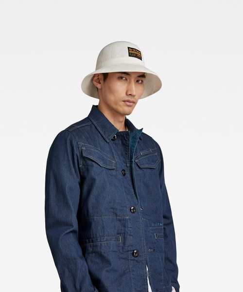 G-STAR(ジースター)の「BUCKET HAT KNITTED(ハット・レディース・オフホワイト・ONE SIZE)」の4枚目の写真