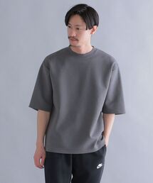 SHIPS | SHIPS: ダブルフェイス リラックス ハーフスリーブ Tシャツ(Tシャツ/カットソー)