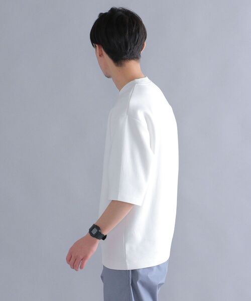 SHIPS(シップス)の「SHIPS: ダブルフェイス リラックス ハーフスリーブ Tシャツ(Tシャツ/カットソー・メンズ・ホワイト/チャコールグレー/ベージュ系/ライトブルー・SMALL/MEDIUM/LARGE/X-LARGE)」の11枚目の写真