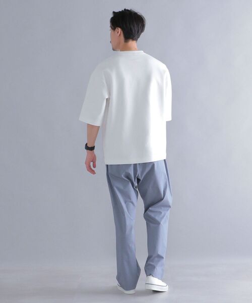 SHIPS(シップス)の「SHIPS: ダブルフェイス リラックス ハーフスリーブ Tシャツ(Tシャツ/カットソー・メンズ・ホワイト/チャコールグレー/ベージュ系/ライトブルー・SMALL/MEDIUM/LARGE/X-LARGE)」の9枚目の写真