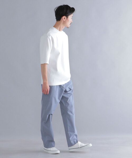 SHIPS(シップス)の「SHIPS: ダブルフェイス リラックス ハーフスリーブ Tシャツ(Tシャツ/カットソー・メンズ・ホワイト/チャコールグレー/ベージュ系/ライトブルー・SMALL/MEDIUM/LARGE/X-LARGE)」の10枚目の写真