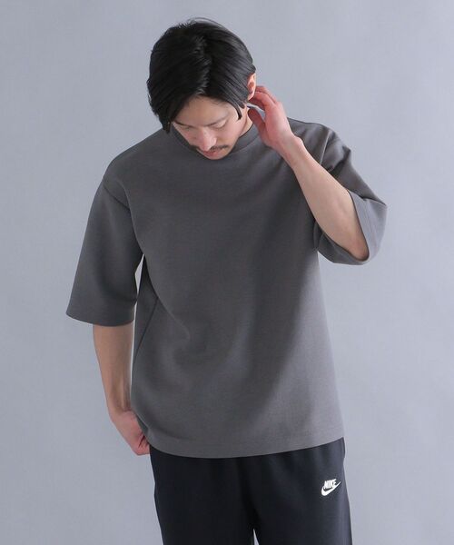 SHIPS(シップス)の「SHIPS: ダブルフェイス リラックス ハーフスリーブ Tシャツ(Tシャツ/カットソー・メンズ・ホワイト/チャコールグレー/ベージュ系/ライトブルー・SMALL/MEDIUM/LARGE/X-LARGE)」の17枚目の写真