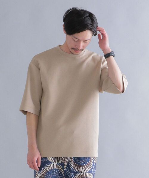 SHIPS(シップス)の「SHIPS: ダブルフェイス リラックス ハーフスリーブ Tシャツ(Tシャツ/カットソー・メンズ・ホワイト/チャコールグレー/ベージュ系/ライトブルー・SMALL/MEDIUM/LARGE/X-LARGE)」の18枚目の写真