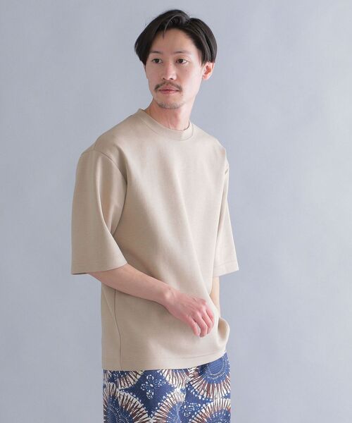 SHIPS(シップス)の「SHIPS: ダブルフェイス リラックス ハーフスリーブ Tシャツ(Tシャツ/カットソー・メンズ・ホワイト/チャコールグレー/ベージュ系/ライトブルー・SMALL/MEDIUM/LARGE/X-LARGE)」の21枚目の写真