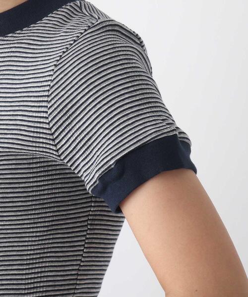 OPAQUE.CLIP（オペークドットクリップ）の「◆Miller B/N T829C（Tシャツ/カットソー・レディース・ブラウン系3/ネイビー系2・99）」の3枚目の写真