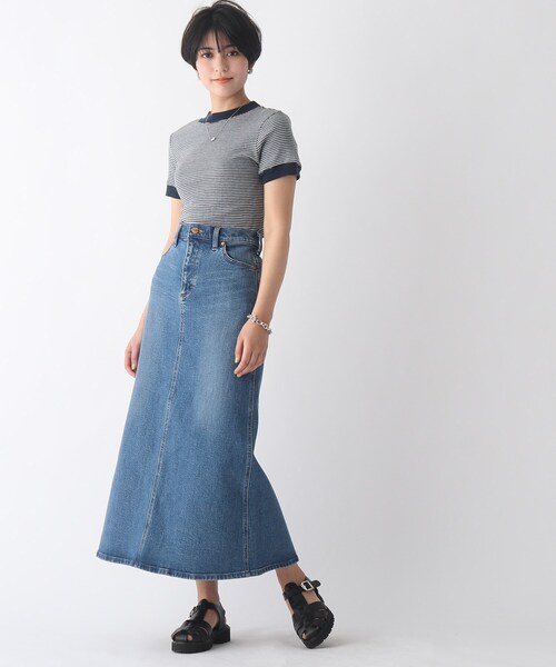 OPAQUE.CLIP（オペークドットクリップ）の「◆Miller B/N T829C（Tシャツ/カットソー・レディース・ブラウン系3/ネイビー系2・99）」の13枚目の写真