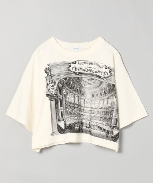 JEANASIS(ジーナシス)の「スラブアートロゴショートプリントT/281530(Tシャツ/カットソー・レディース・ライトグレー/ブラック/オフホワイト・FREE)」の21枚目の写真
