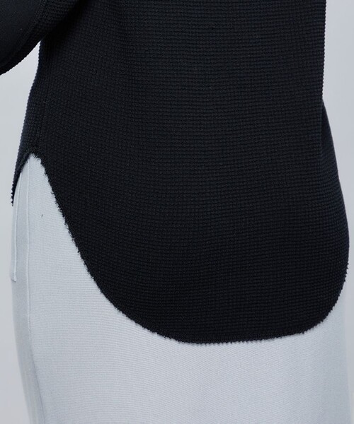 WRAPINKNOT（ラッピンノット）の「【WRAPINKNOT(ラッピンノット)】ハイツイストコットンサーマルプルオーバー WK22S-LPO0（Tシャツ/カットソー・レディース・ライトブルー/ブラック/アイボリー・0）」の14枚目の写真