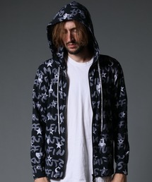 STUD MUFFIN | STUD MUFFIN/スタッドマフィン/GRAFGRAM柄ナイロンストレッチ ラッシュパーカー(ラッシュガード)