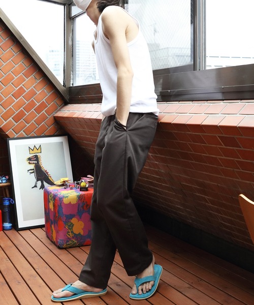 ISLAND SLIPPER(アイランドスリッパ)の「ISLAND SLIPPER クラシック スウェード トングサンダル(サンダル・メンズ・ネイビー/ピンク/ターコイズブルー/バーガンディー/チャコール・US8/US9/US7/US10)」の18枚目の写真