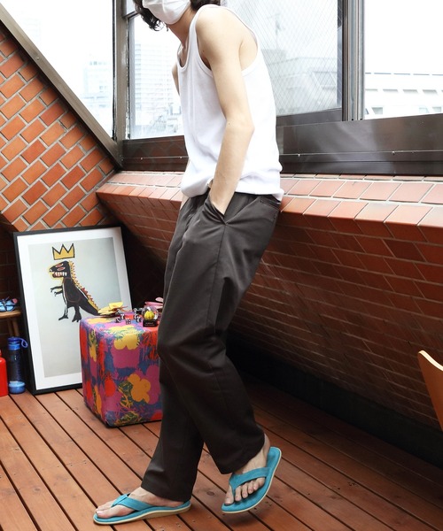 ISLAND SLIPPER(アイランドスリッパ)の「ISLAND SLIPPER クラシック スウェード トングサンダル(サンダル・メンズ・ネイビー/ピンク/ターコイズブルー/バーガンディー/チャコール・US8/US9/US7/US10)」の17枚目の写真