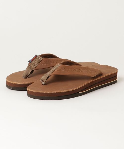 RAINBOW SANDALS（レインボーサンダル）の「Rainbow Sandals/レインボー サンダル  レディース 厚底 プレミアム レザーダブル 302ALTS-PL L（サンダル・レディース・ブラック/ダークブラウン/ベージュ/レッド系その他・S/M）」の4枚目の写真