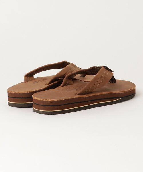 RAINBOW SANDALS（レインボーサンダル）の「Rainbow Sandals/レインボー サンダル  レディース 厚底 プレミアム レザーダブル 302ALTS-PL L（サンダル・レディース・ブラック/ダークブラウン/ベージュ/レッド系その他・S/M）」の5枚目の写真